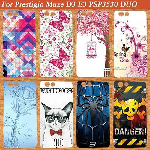 

For Prestigio Muze D3 Case Cover,Diy UV Painting Colored Soft Tpu Case For Prestigio Muze D3 PSP3530 DUO 5.3" Cover Phone Bags