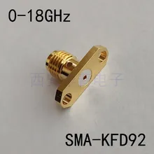 SMA-KFD радио частотный разъем 0,9 маленькое отверстие съемный SMA радио частотный Разъем 18 г два отверстия фланец Антенна База