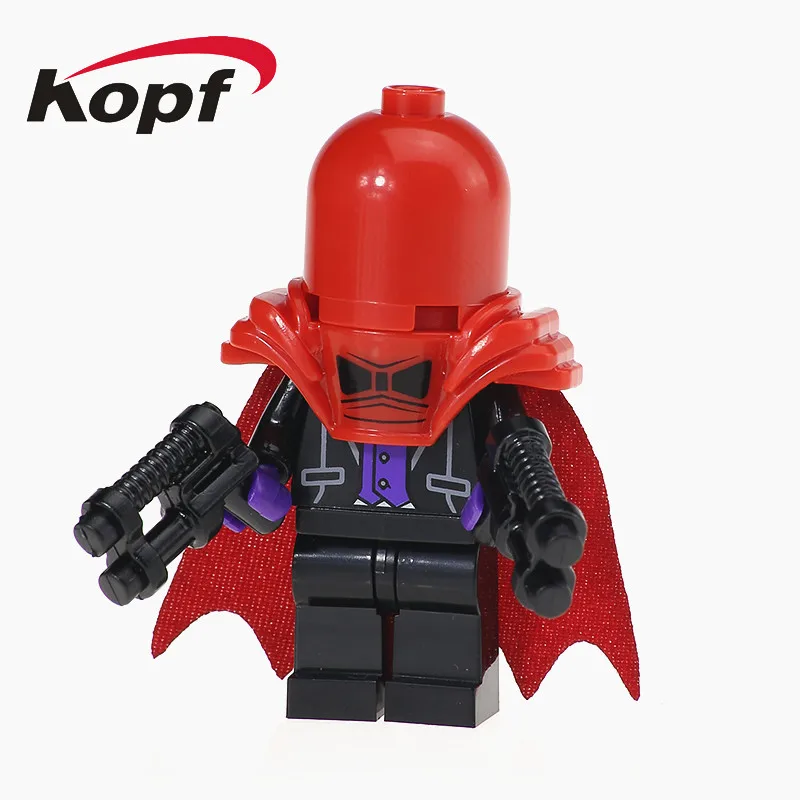 

XH 554 Super Heroes Red Hood Poison Lvy Harley Quinn Batman Movie Building Blocks Bricks Education Gift Toys For Children X0152
