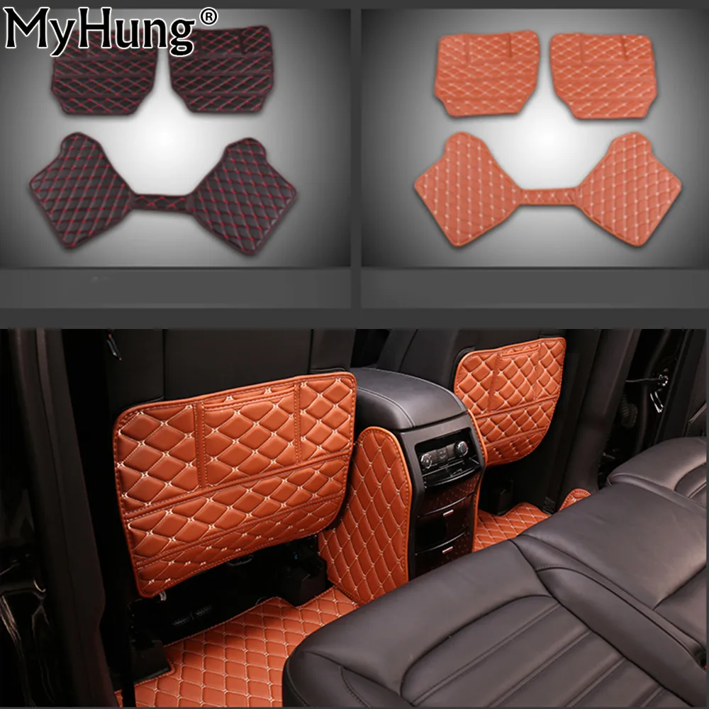 

For Ford Edge 2015 2016 2017 Car Covers Armrests Kick Pad Rear Seat Mat Protection Cushion Anti-Kick Pad Interior Accessories