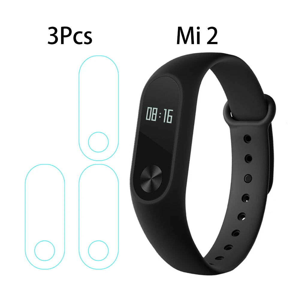 5 шт./лот, Защита экрана для Xiaomi mi band 2, термополиуретановая стеклянная пленка, защита от царапин для mi band 2, умный браслет, браслет, аксессуар