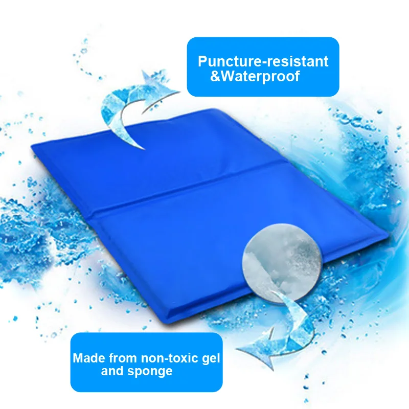 

Summer Dog Ice Pad Cooling Mat Pet Teddy Mattress Mat Small Large Cat Cushion Summer Keep Cool Bed Gel Pet Cooling Mat For Dogs