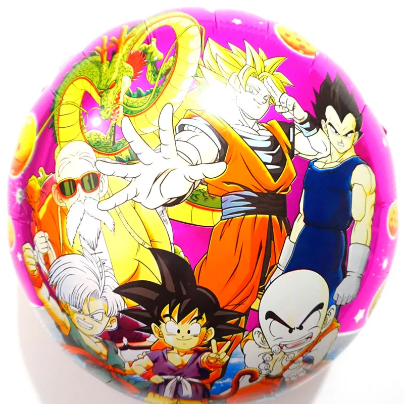 5 шт./лот dragon ball воздушные шары с гелием 18 дюймов круглый Сон Гоку воздушный шарик из фольги в форме детские игрушки для вечеринка для мальчика день рождение украшения «Жемчуг дракона» - Цвет: 5pc dragon ball red