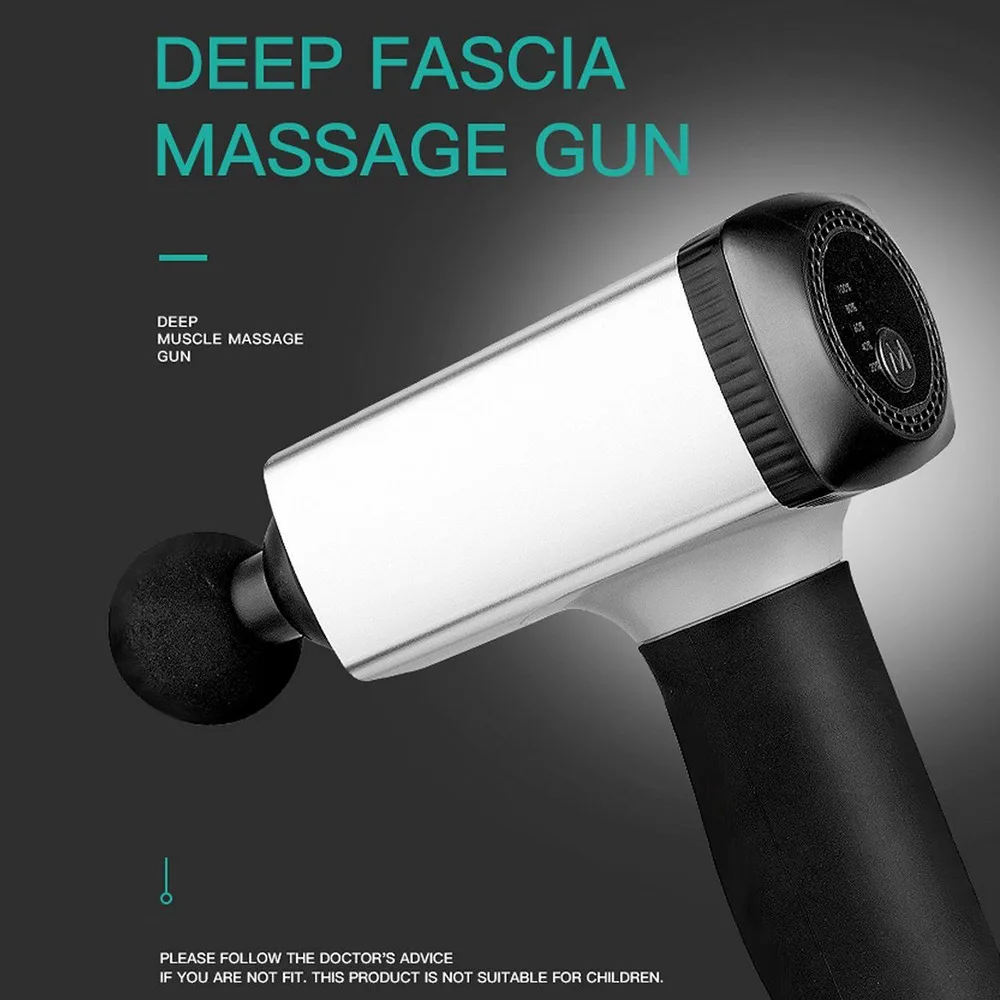 Deep Muscle Fascia Massage Gun 5 Speed Cordless Tissue Massager Muscle