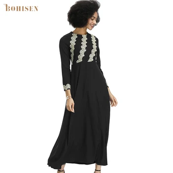 

BOHISEN Muslim Maxi Dress 2019 News Long Robe African Dresses for Women Bazin Riche Clothes Vestidos Dashiki Party Vacation