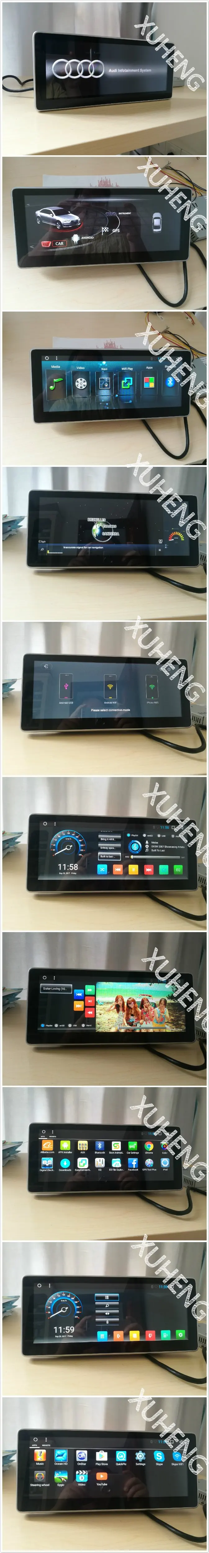 Top IPS 2Gb Ram 10.25inch Android 7.1 Car Dvd Gps Radio For Audi A5 Q5 A4L 2009 - 2016 Vedio Stereo Head Unit PC Multimedia Navi 4G 16
