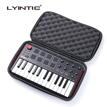 

New Travel Case for Akai Professional MPK Mini MKII &MPK Mini Play |25-Key Ultra-Portable USB MIDI Drum Pad&Keyboard Controller