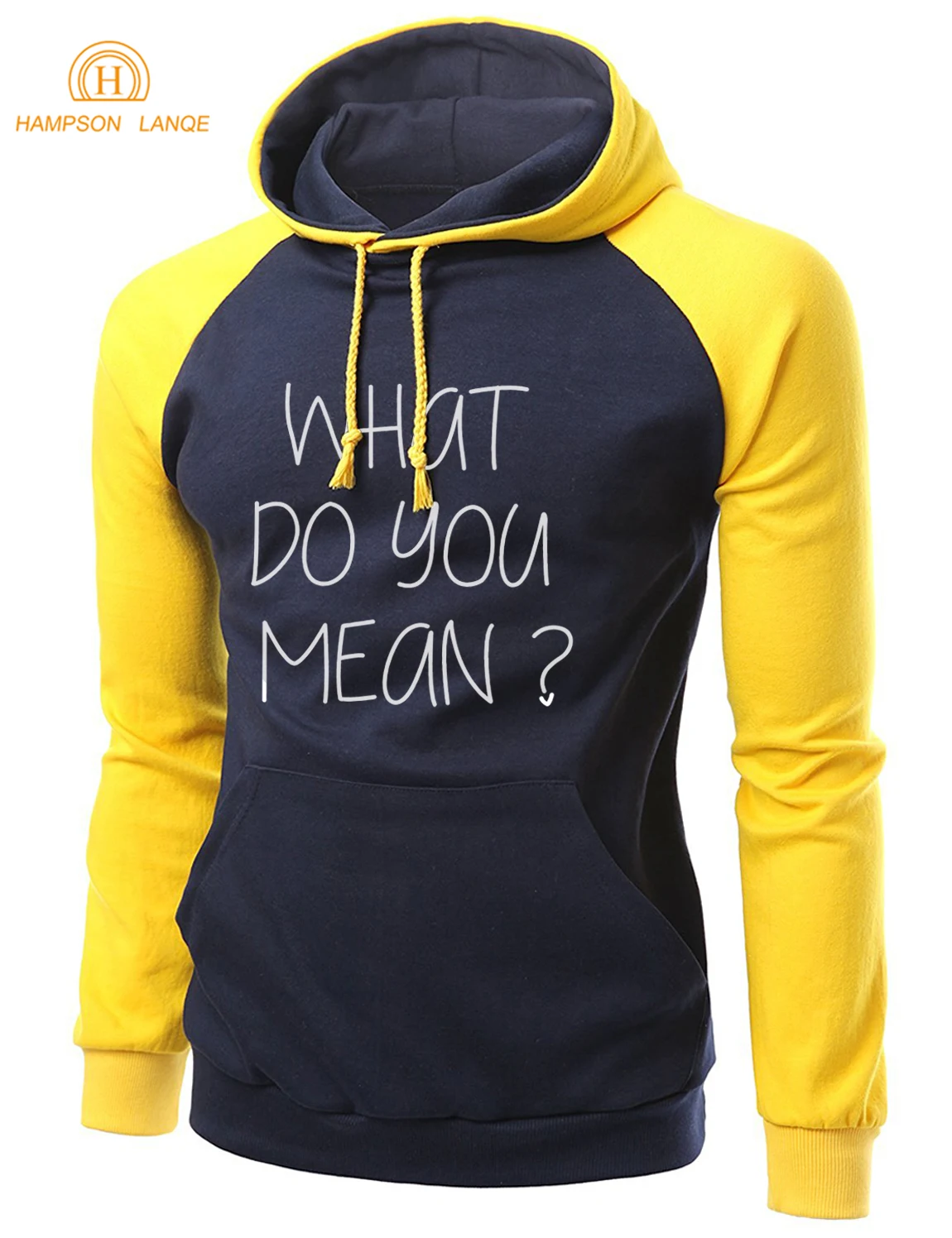 Justin Bieber What Do You Mean Hipster Men's Raglan Hoodies 2019 Hot Autumn Winter Warm Fleece Sweatshirt Men Brand Clothing