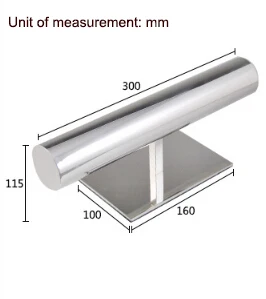 

T shape jewelry watch bracelet holder mirror surface shelf desktop showing stand bangle display stand storage rack