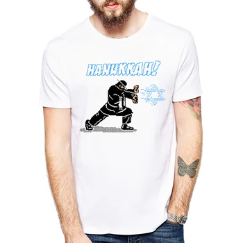 

Casual mens t shirts top quality fashion short sleeve men game tshirt men's tee Hanukkah shirts Comfortable tops men T-shirt