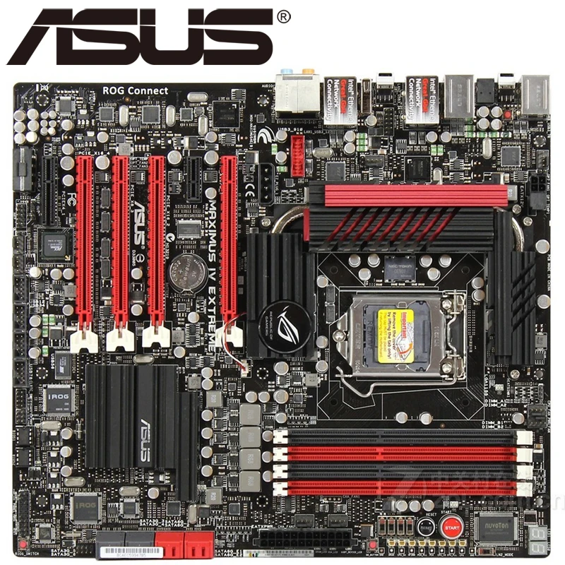 Материнская плата Asus Maximus IV Extreme для настольных ПК P67 с разъемом LGA 1155, i3, i5, i7, DDR3, 32G, E, ATX, оригинальная материнская плата, распродажа