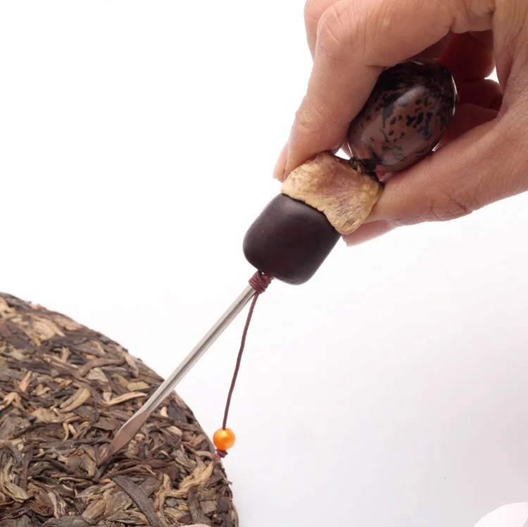 Natural Bodhi Handle Tea Knife for Prying Pu erh Tea Cake,Tea Needles & Cutters,Tea Tool,Teaware,PJ32