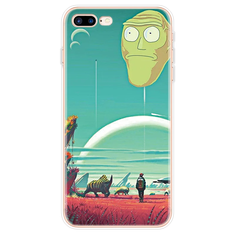 Чехол Rick And marty для iphone 7Plus для iphone X XS Max чехол для iphone 6S 6 7 8 Plus Мягкий чехол из ТПУ для iphone XR 11 Pro Max