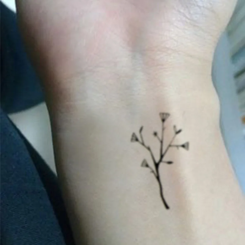 Про водостойкая временная татуировка наклейка поддельная Татуировка тату Лаванда оливковая ветка Лотос деревья цветок SYA013 - Цвет: WM382