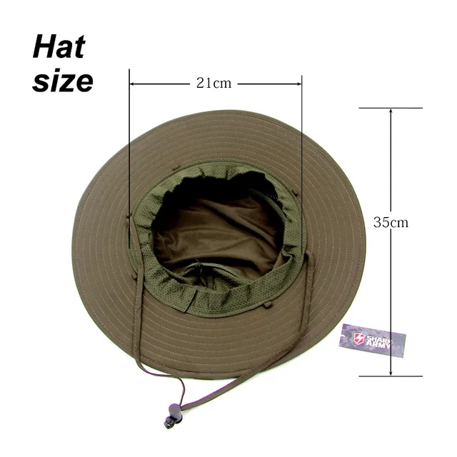 Hot Outdoors Packable Breathable Sun Wide Brim Soft Mesh Fishing Hunting Hiking Breezer UV Protection Face Neck Hat /MHB009-012