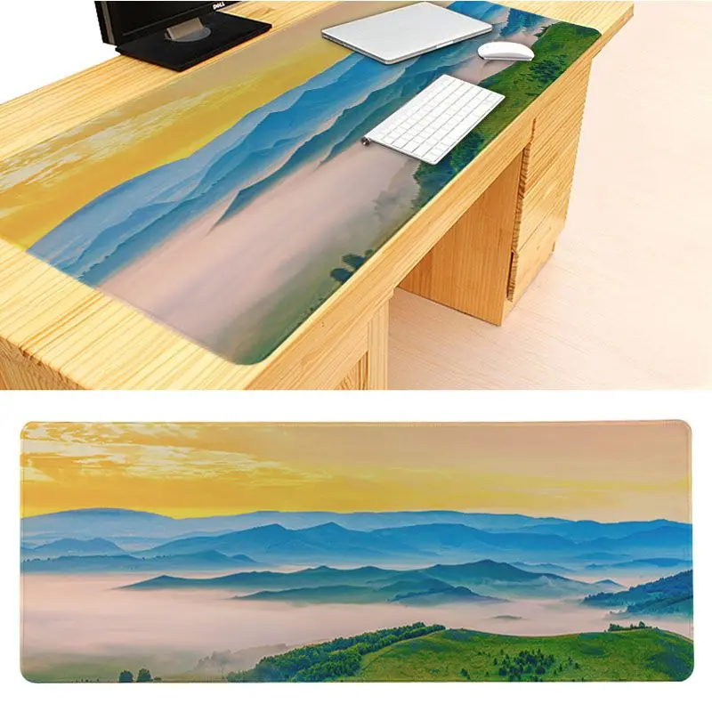 Lock Edge 30x70cm Babaite Новое поступление коврик для мыши с горными облаками геймерская игра Размер ковриков для 300x700x2 мм и 300x900x2 мм маленький коврик для мыши - Цвет: Lock Edge 30x70cm