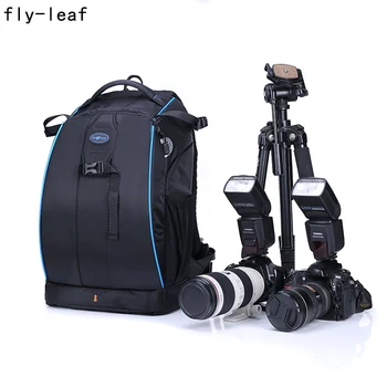 

Fly-Leaf 326-B Professional Camera Backpack Waterproof Ultra-Large Capacity Bag Shockproof Digital Camera Bag For DSLR