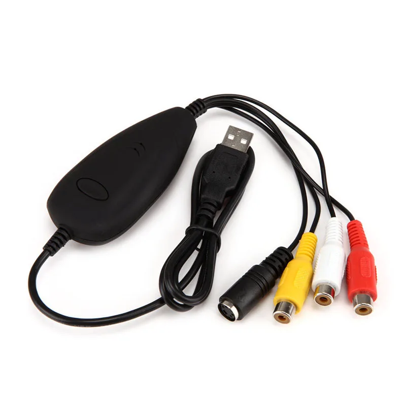 10pcs Ezcap172 USB Video Grabber Audio Converter DVD Maker Capture Video from VHS 8MM Game Player TV Camera Win7/8 32/64bits10