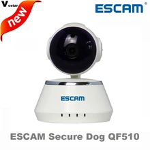 ESCAM Secure Dog QF510 720 P камера wi-fi Hi3518E ик встроенные динамики поддержка Micro SD onvif сигнализация беспроводной ip PTZ камера