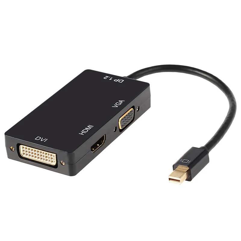 Мини-порт дисплея Thunderbolt-DVI адаптер VGA HDMI для MacBook Pro Mac Air