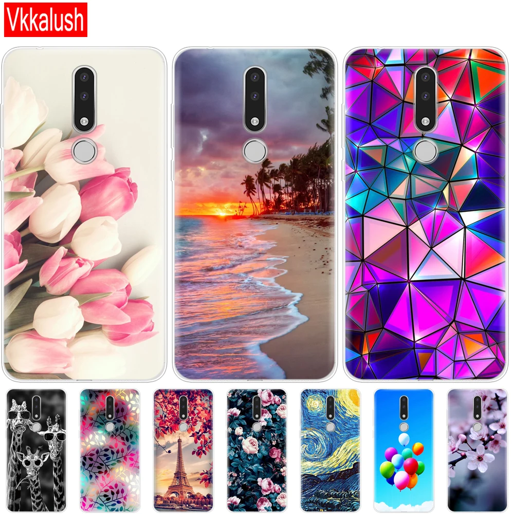 

Phone Case For Nokia 3.1 Plus Case Cover funny Cartoon Silicon Soft Back Cover Nokia3.1 For Nokia 3.1 Plus 2018 Case Bag bock