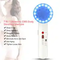 7 で 1 超音波 EMS 脂肪キャビテーションボディ痩身マシン脂肪バーナー Led ライト光子療法フェイスボディスキンリフティングマッサージ