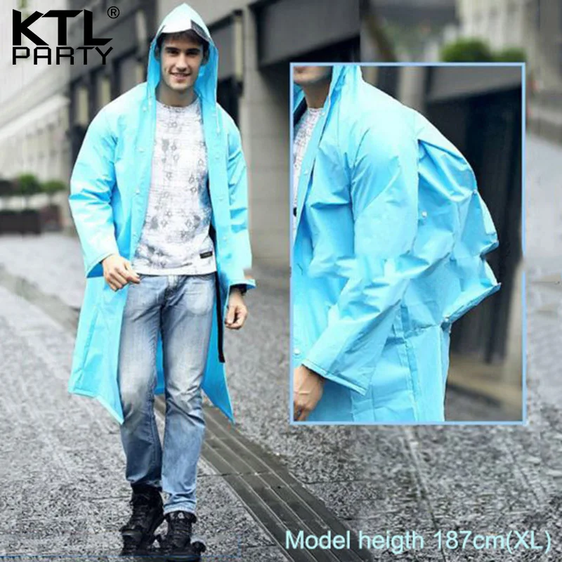

KTLPARTY 2017 new women men EVA backpack models fashion cute raincoats adults rainwerar famale male waterproof raincover poncho