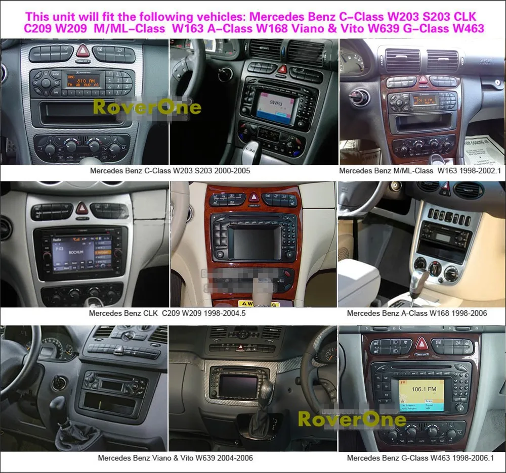 Top For Mercedes C209 W203 S203 C180 C200 C220 C230 C240 Android 9.0 Autoradio Car DVD Radio Stereo GPS Navigation Multimedia 5