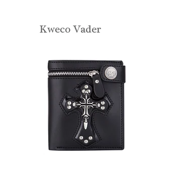 

Brand Women's Wallet Handbag Womens Wallets and Purses Men Skull Cross Wallet Wholesale CardHolder for Female Porte Carte