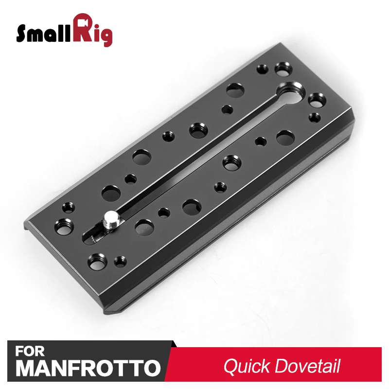 

SmallRig Camera Quick Release Plate (Manfrotto Style) for Manfrotto MVA500AH and MVH500A tripod head 1647