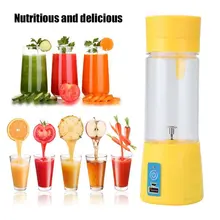 Портативная электрическая соковыжималка для цитрусовых, 380 мл, блендер, USB соковыжималка, бутылка, чашка, ручной молочный коктейль, смузи, перезаряжаемый блендер