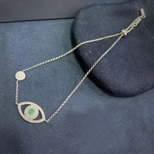 Дизайнерские Модные 925 пробы серебряные ювелирные изделия 3A кубического циркония вечерние регулируемый браслет