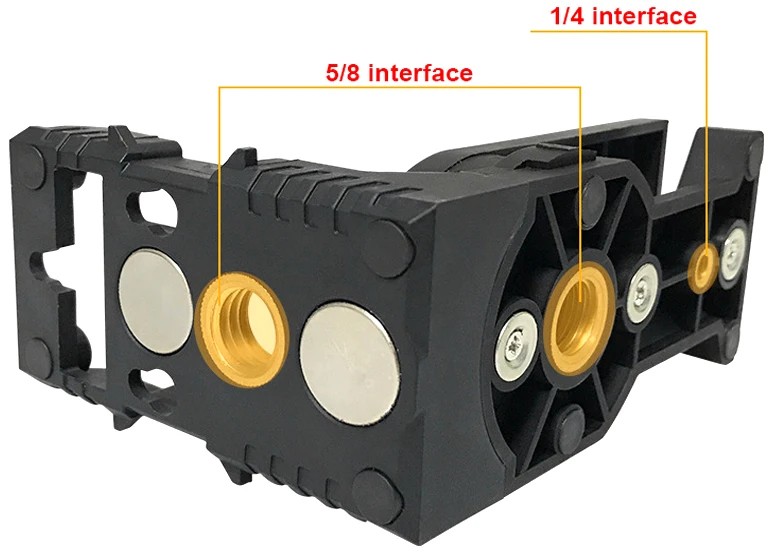 Кронштейн лазерного уровня 1/"-5/8" супер сильный магнит притягивает l-кронштейн Выравнивающая поддержка для универсальных lazer leves