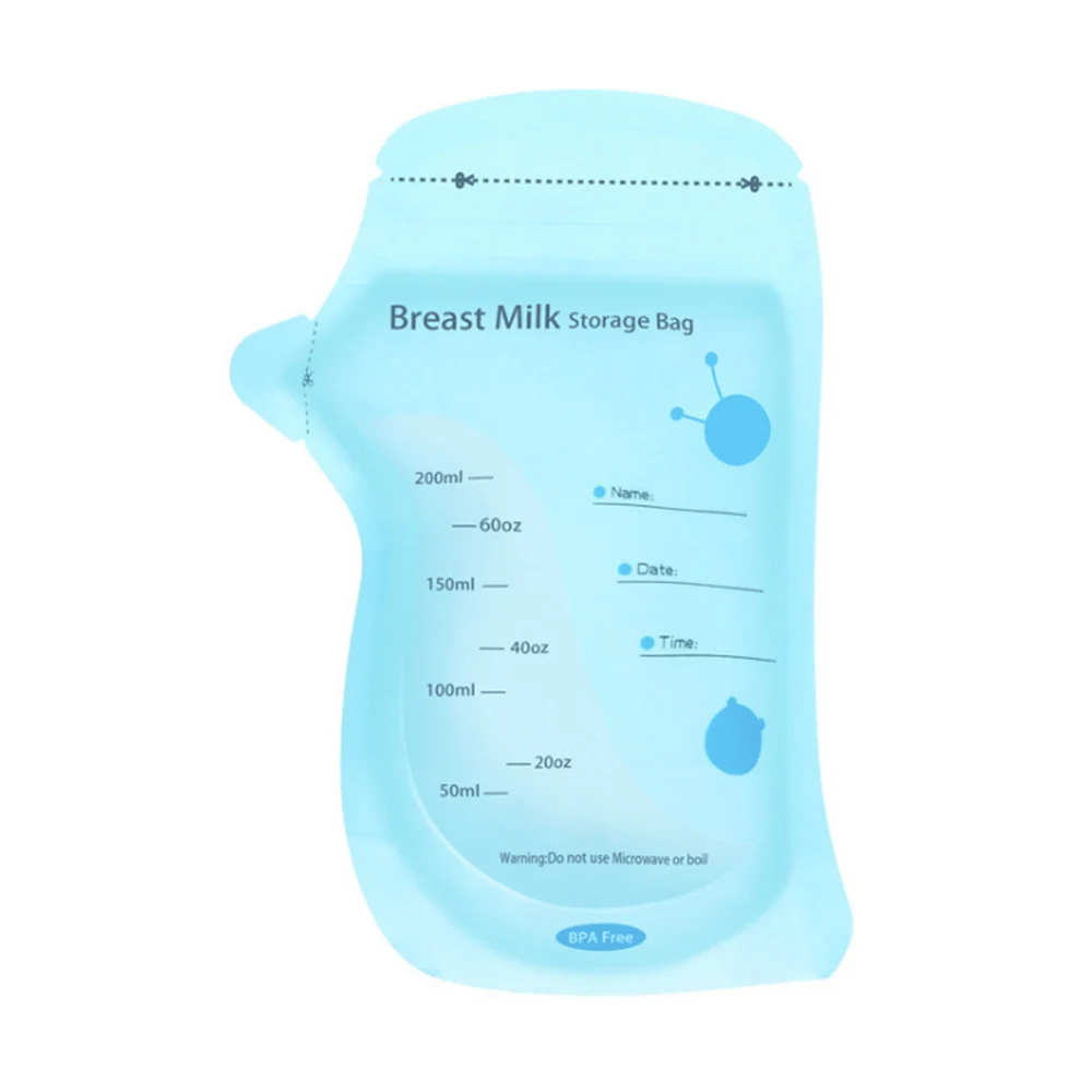 

30 Pcs/set 200ml Disposable Breast Milk Storage Bag Baby Food Milk Juice Storage Practical Portable Convenient Safety Milk Bags