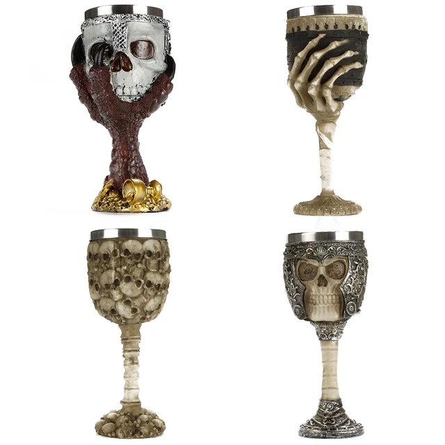 halloween drinking glasses hand painted stainless steel gothic goblet halloween party drinking glass 3d skull skeleton claw punk style wine glasses halloween drinking glasses hand painted stainless steel gothic goblet halloween party drinking glass 3d skull skeleton claw punk style wine glasses