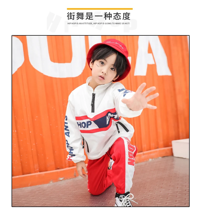 Foreign Trade Hip Hop Children's Clothing Sport Set 2018 New Spring Boys Street Dance Clothes Kid Snake Pattern Loose Suit (3)