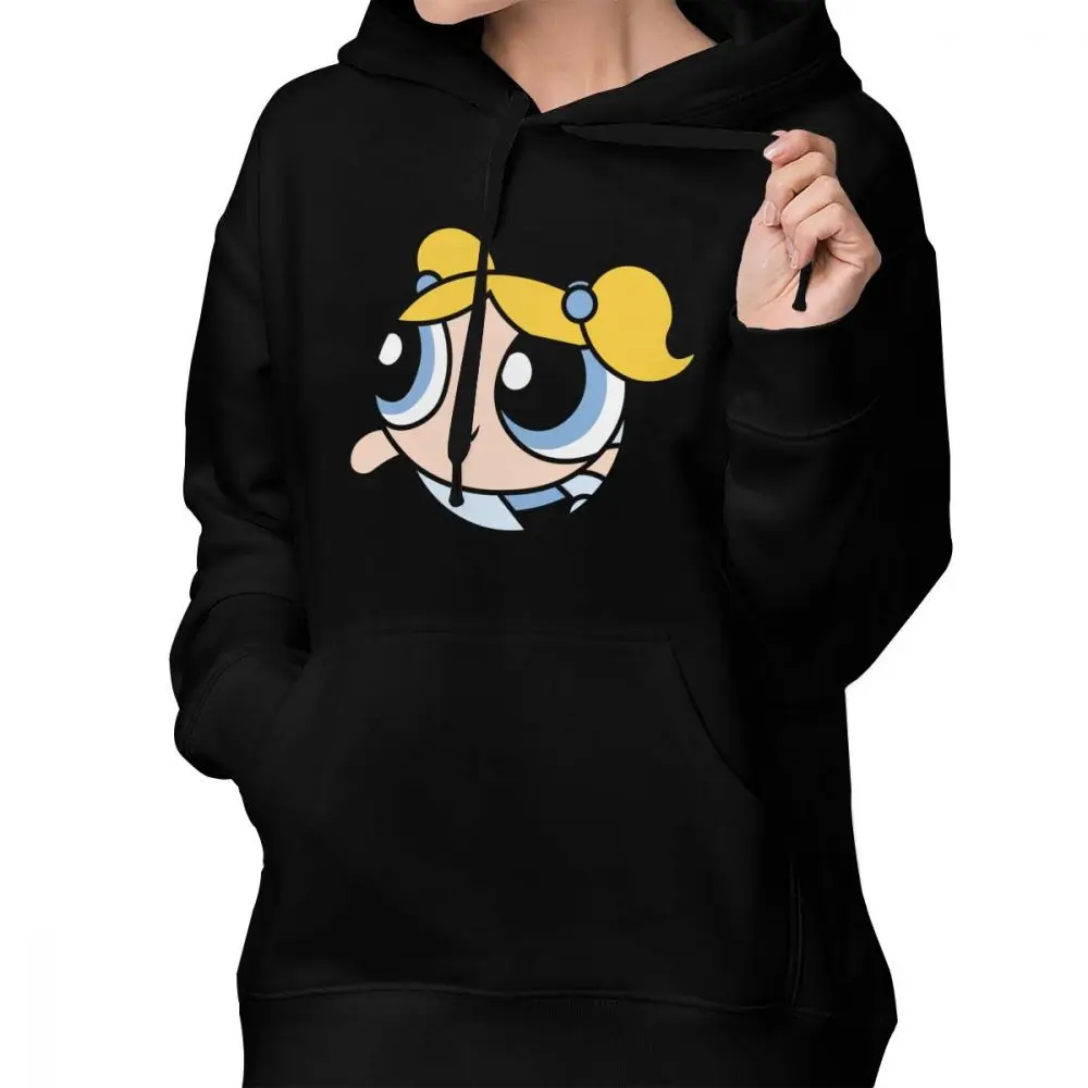 فتيات هوديي فقاعات هوديس القطن أغطية رأس مطبوعة النساء الأبيض الشارع الشهير طويلة الأكمام أحجام كبيرة كنزة قطيفة