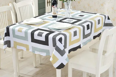 

PVC waterproof and oil disposable table cloth rural grid antependium protection oil table mat tea table cloth