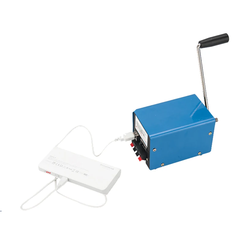 

Portable Generator Inverter Outdoor Multifunction Manual Crank Generator for Emergency Survival B2Cshop