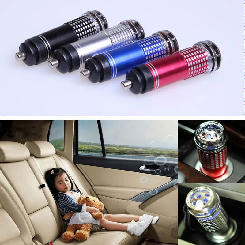 

1Pc Vehicle Air Purifier 12V Mini Auto Car Fresh Air Anion Ionic Purifier Oxygen Bar Ozone Ionizer Cleaner Air Humidifier