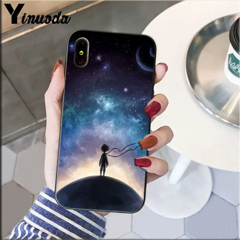 Yinuoda Милый Маленький принц лиса слон Роза шаблон сотовый телефон чехол для Apple iPhone