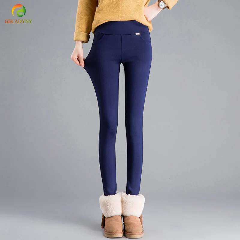 High Waist Leggings Autumn Winter Plus Thick Velvet
