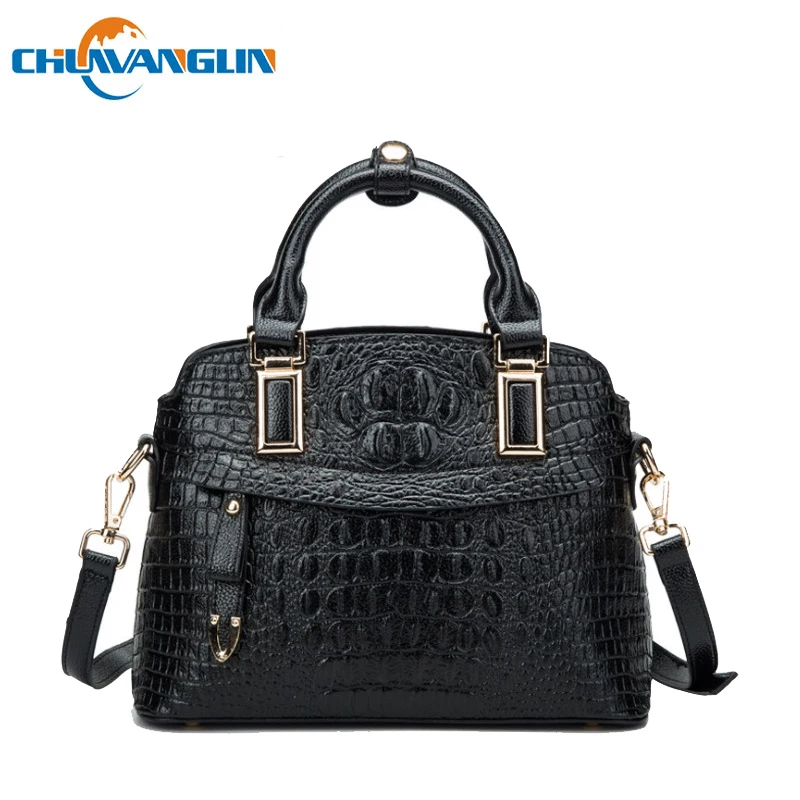

Chuwanglin Genuine Leather crossbody bags for women Crocodile pattern bolsa feminina ladies hand bags women handbags S51208
