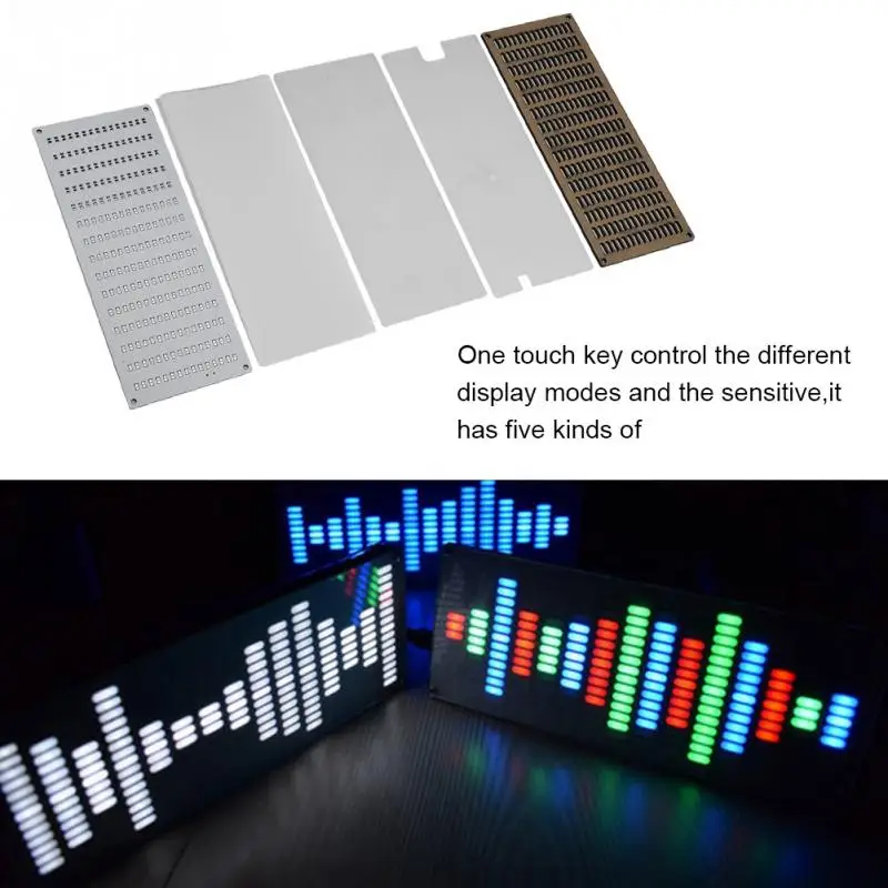 

DIY Kits 225 Segment LED Lights Digital Audio Music Spectrum Analyzer Display