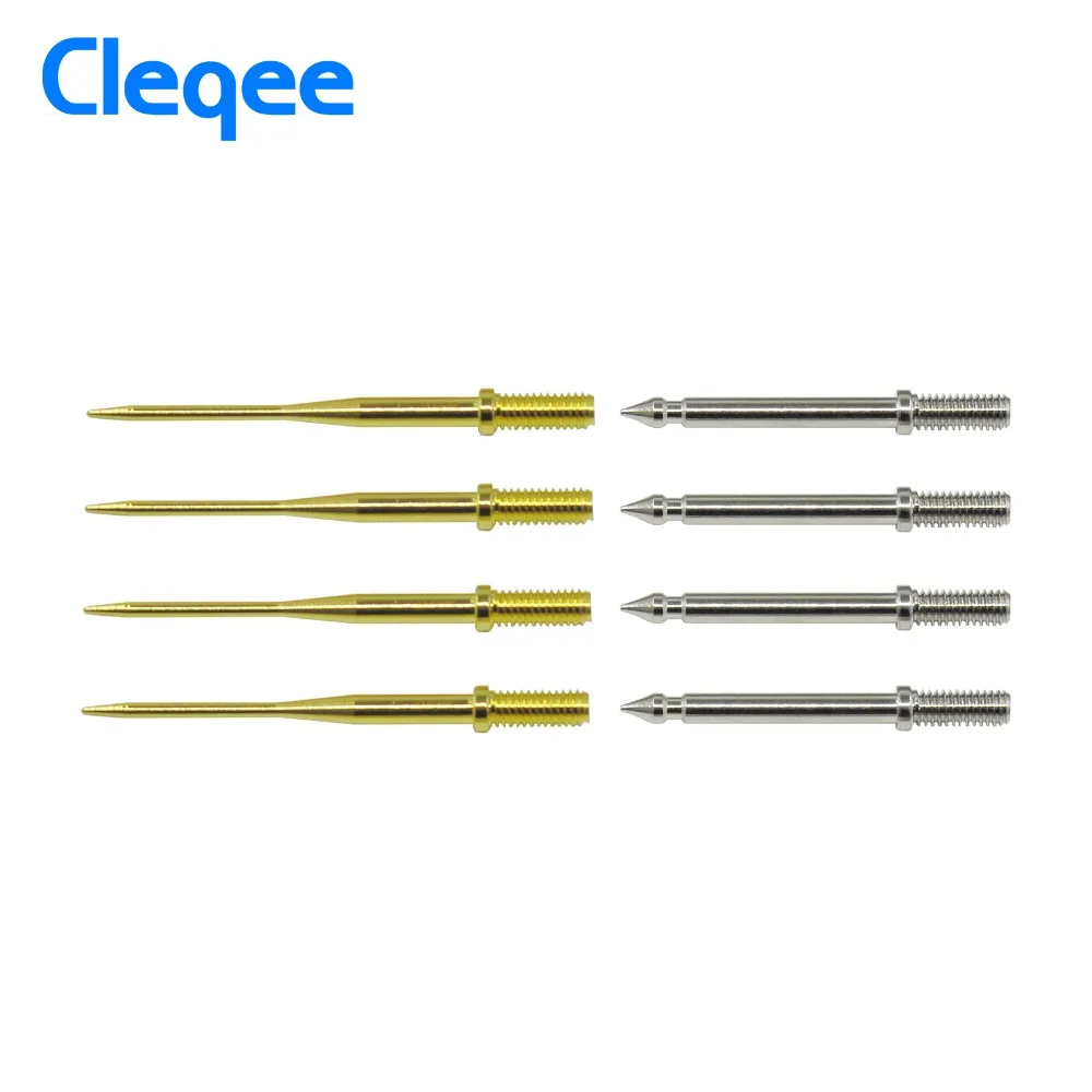 Cleqee P8003 p8001 1set 2pcs Multimeter Probe Replaceable gilded Needle Multi-purpose Test pen