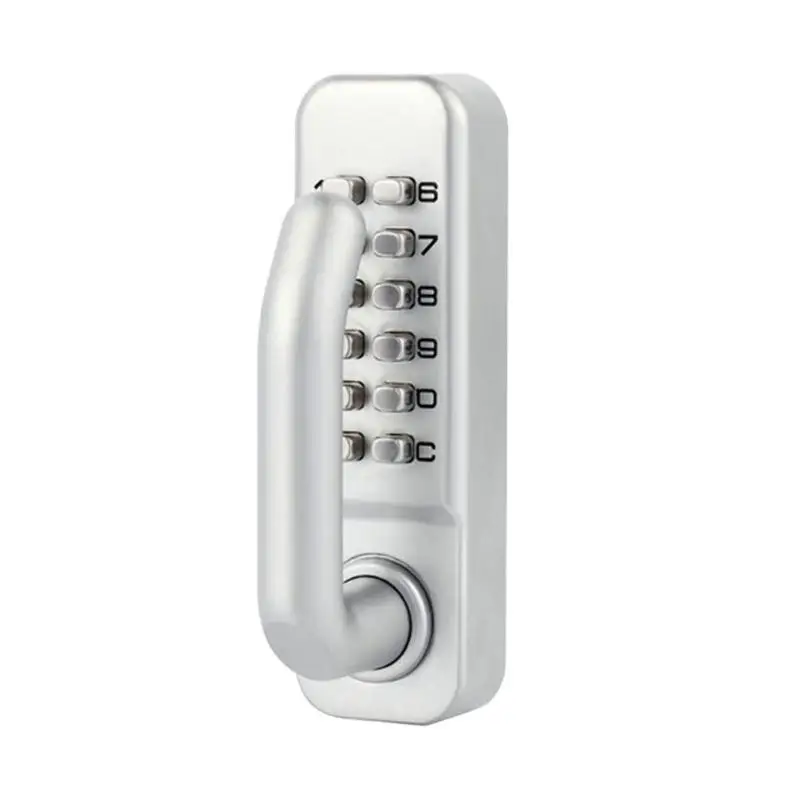 Механический цифровой кнопочный дверной замок без ключа кодовый замок 1 дверный замок Передняя панель 1x60 мм защелка ручной дверной замок