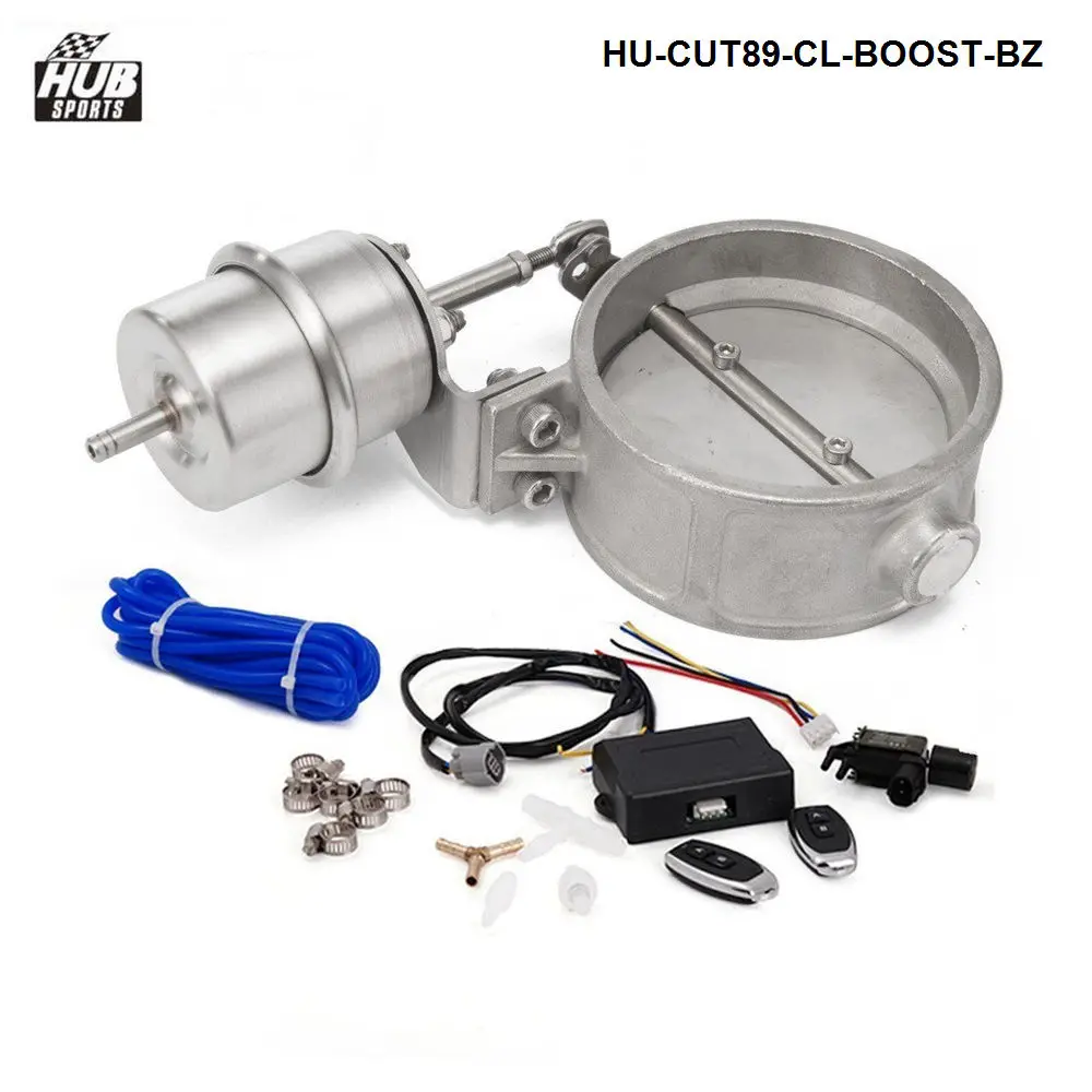 Exhaust Control Valve W/ Boost Actuator Cutout 89mm Pipe Close W