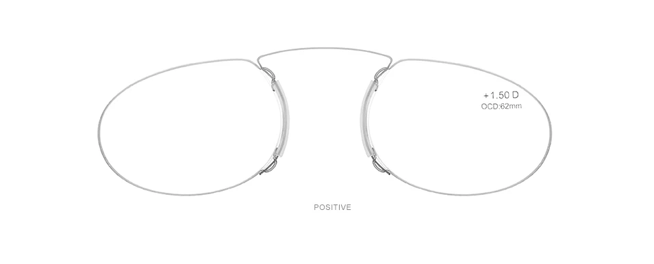 Pince Nez стильные портативные тонкие оптические очки для чтения без руки для мужчин и женщин+ 1,50+ 2,00+ 2,50+ 3,0