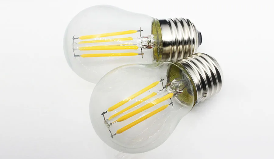 

5PCS E27 LED bulb,2W 4W 6W Vintage Cold White/Warm White Edison lamp,G45 Led Filament Decorative Bulb AC 220v 240v