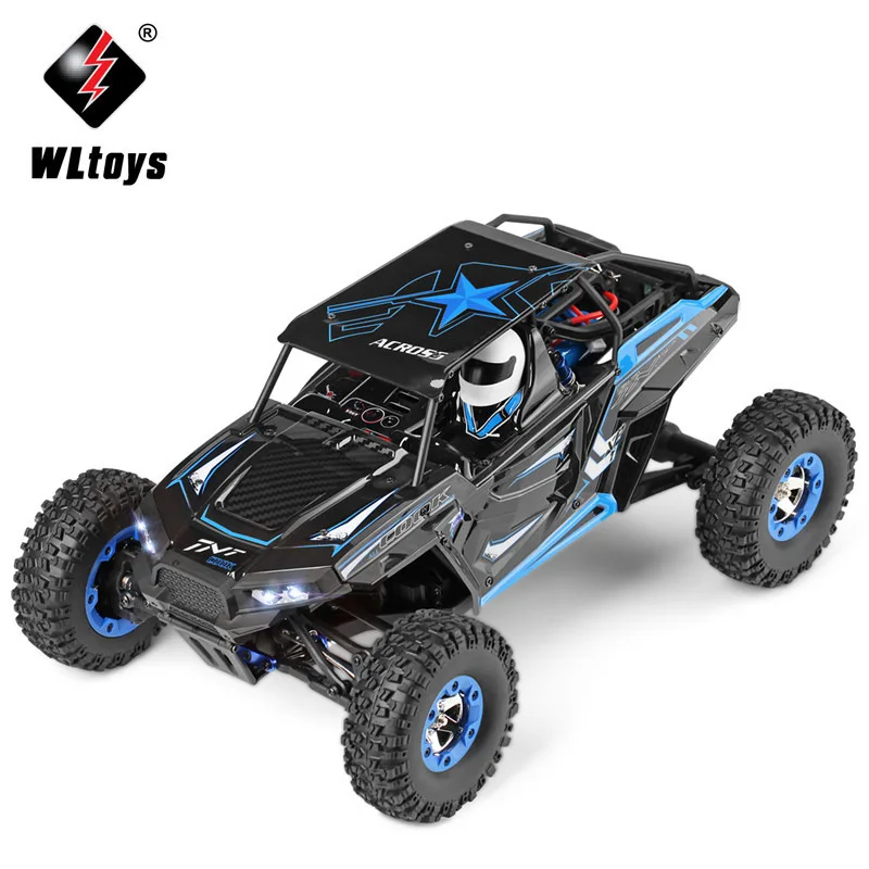 Оригинальный Wltoys 12428 A 1/12 2 4G 4WD 50 км/ч Электрический матовый внедорожный мотоцикл